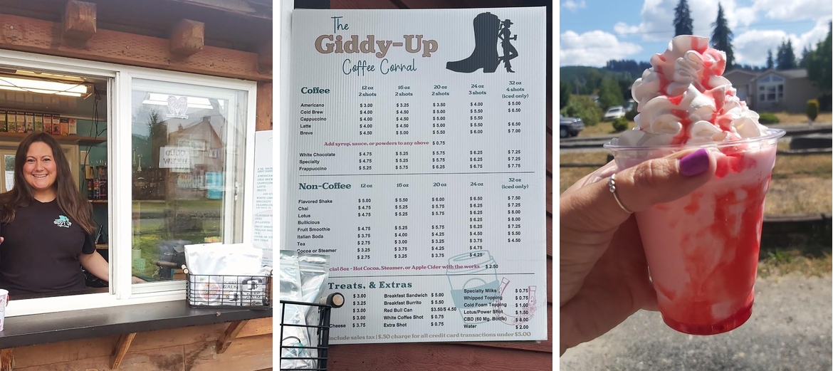 Giddy Up Coffee Corral Menu
